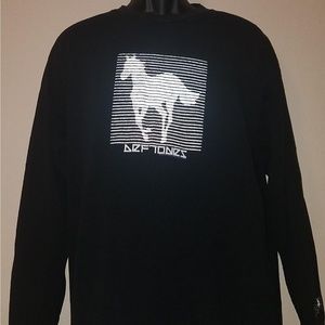 Vtg 00's Deftones White Pony Shirt L